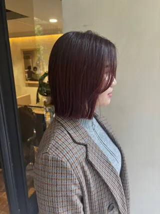 ショート ボブ/レイヤー/ 梅田/天野川奈緒のヘアスタイル