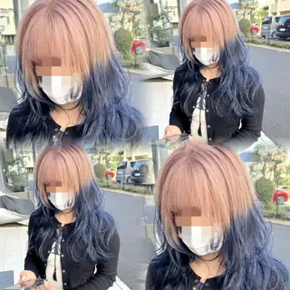 ロング rise/艶カラー/ レイヤーのヘアスタイル