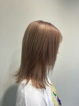 ミディアム カラー 派手髪/ハイトーン RIN🩵ྀིのヘアスタイル