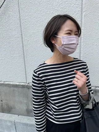 ショート さの あやねのヘアスタイル