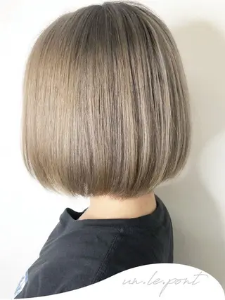 ミディアム カラー un.le.pont ルカ 🎨のヘアスタイル