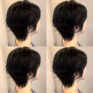 ショート パーマ Realme  京都四条烏丸ドゥエby  yk所属・小塚 耀介✂︎ ショートボブ特化のヘアスタイル