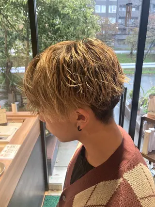 ショート パーマ ✂︎メンズ専門✂︎ やまだ　りょうのヘアスタイル