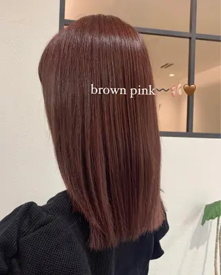 セミロング カラー natsu/梅田 /透明感/艶髪のヘアスタイル