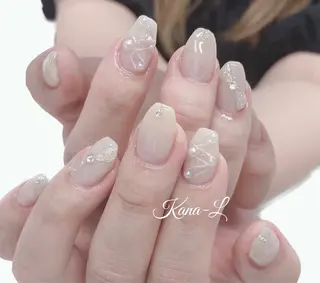 カラー ネイル 芦辺 香奈のネイルデザイン