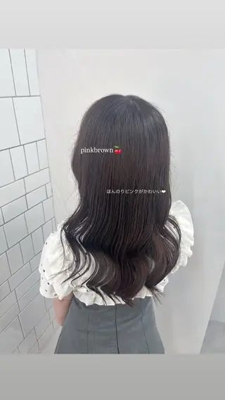 ロング カラーモデル募集✨️ YUKI🎀☁️のヘアスタイル