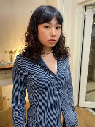ロング パーマ YUKI 新宿 カット/パーマのヘアスタイル