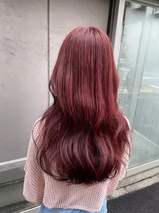 セミロング カラー 大人っぽ♡上品な暖色 ♡ブリーチなし♡のヘアスタイル