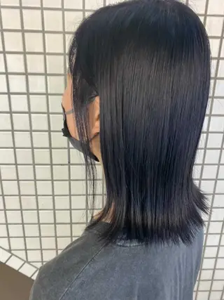 セミロング 🍋暖色カラーヘアア レンジniina🍋のヘアスタイル