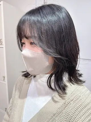 ショート ボブウルフ／ボブ Satsuki【名駅のヘアスタイル