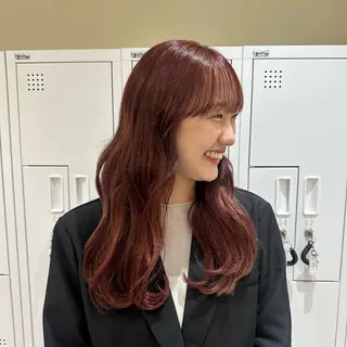 ロング 大阪/カラーモデル/ ハイトーン/みゅうのヘアスタイル
