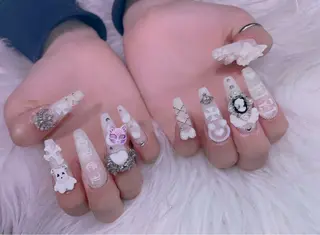 ネイル 長さだし専門店 M2 rikaのネイルデザイン