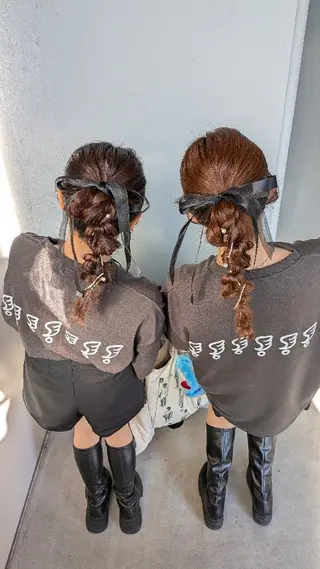 ヘアアレンジ BELLE GROW所属・ベルグロー原宿 まりのヘアスタイル