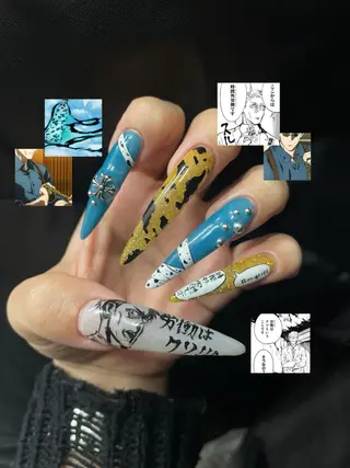 ネイル ひめか🫁 推し概念・個性派のネイルデザイン