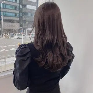 ロング トレンドモテカラー 🩷色落ちまで可愛くのヘアスタイル