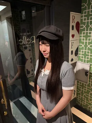 ロング αito新宿 カットモデル募集のヘアスタイル