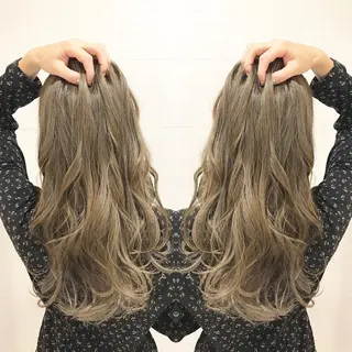 セミロング カラー パーマ ヘアアレンジ 🫧代表/新宿駅近/ 限定価格🫧田辺貴裕のヘアスタイル