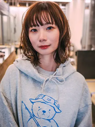 ミディアム カラー 渡邉 悠斗のヘアスタイル