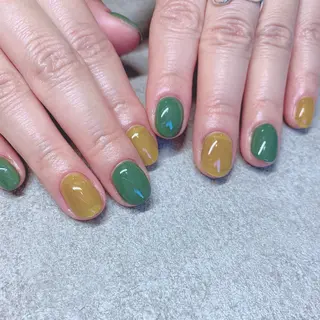 カラー ネイル Cozy_ ilumのネイルデザイン