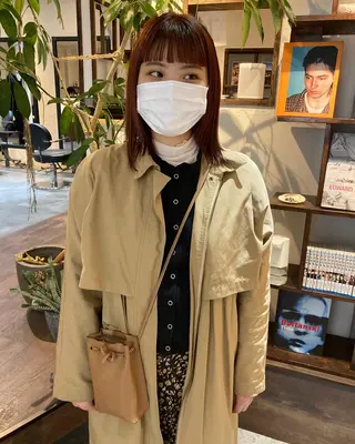 ミディアム 金田 夏野のヘアスタイル