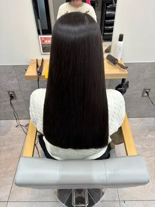 ロング 🍀あんず Nosh/博多のヘアスタイル