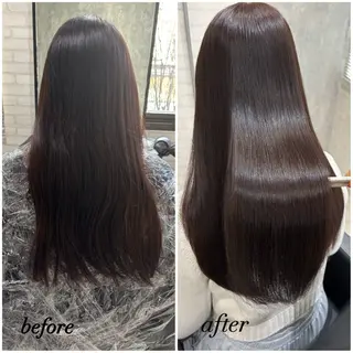 ロング カラー ヘアアレンジ kei/透明感カラー /ベージュ/インナーのヘアスタイル