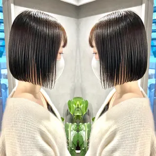 ショート 【ボブ、ミディアム、 髪質改善】浅川俊輝のヘアスタイル