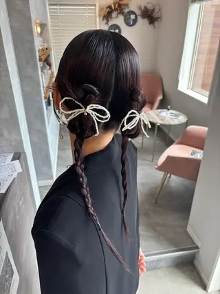 ヘアアレンジ Matsubara asuka  ☪︎のヘアスタイル