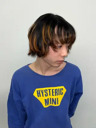 ショート カラー yuan tanakaのヘアスタイル