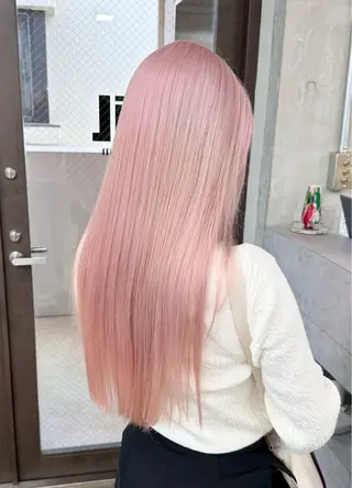 カラー ⭐️ハイトーン⭐️ 💕SAKURA💕のヘアスタイル