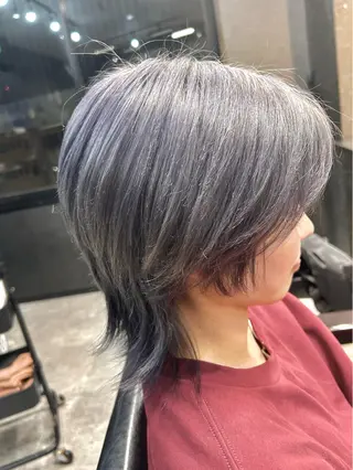 ミディアム カラー bAteAu所属・💎透明感カラー💎 bAteAu あまねのヘアスタイル