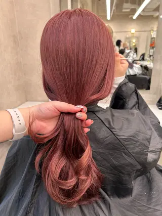 カラー 透明感ベージュ🤎 ナチュラルレイヤーのヘアスタイル