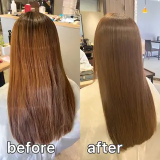 ロング カラー 筒井 璃音のヘアスタイル