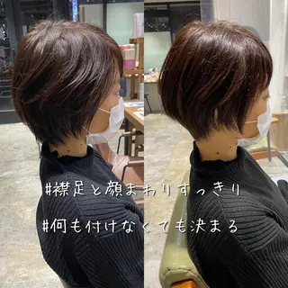 ショート ✨圧倒的満足度◎ 小顔美人ショート✨佃のヘアスタイル
