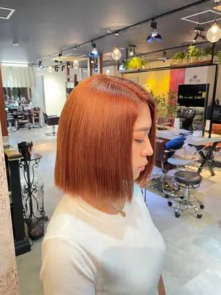 ショート eim hair rink  長津田店所属・🫧透明感カラー 🫧しほのヘアスタイル