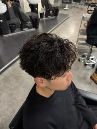 パーマ メンズ 立川韓国メンズヘア ニュアンスパーマ安井のヘアスタイル