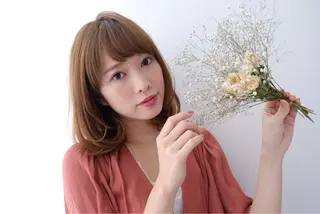 ミディアム SALOWIN 銀座一丁目店所属・髪質改善/縮毛矯正 🎀小林 唯 🎀のヘアスタイル