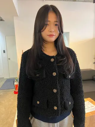 ロング カラー SHE. sakae所属・すみか / カットモデル募集のヘアスタイル