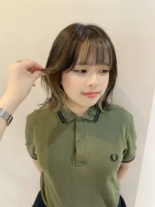 ミディアム カラー Reginavita栄店 【レジナヴィータ】所属・鈴木 二依奈のヘアスタイル