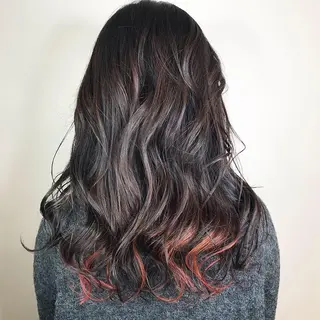 ロング カラー Lien 深井店のヘアスタイル