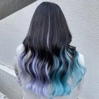 セミロング カラー GLOSS 心斎橋 山上のヘアスタイル