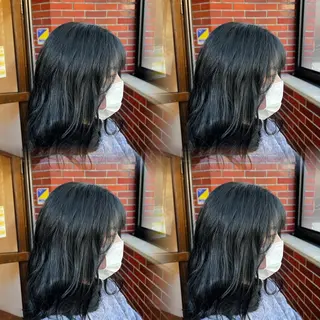 セミロング 【艶髪】💐韓国風× 透明感💐深江裕稀のヘアスタイル