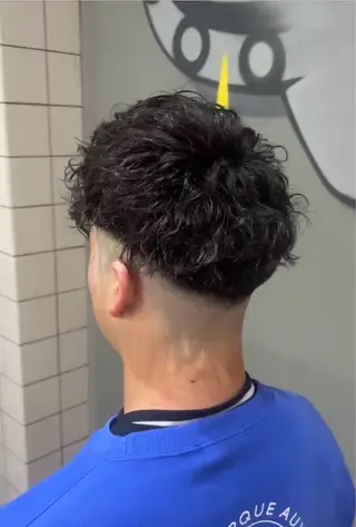 ショート パーマ メンズ メンズ専門サロン wokeのヘアスタイル