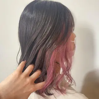 ミディアム カラー 髪質改善🌟透明感 🌟三塚有紀子のヘアスタイル