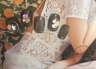 ショート ネイル chéri sinagawaのネイルデザイン