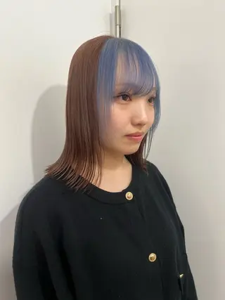 ミディアム 💥ウルフカット デザインあんな💥のヘアスタイル