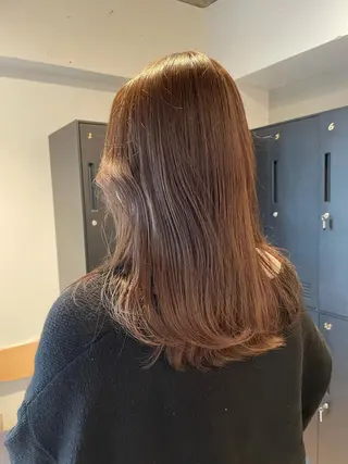 セミロング カラー SALOWIN下北沢所属・hazuki 🌝のヘアスタイル