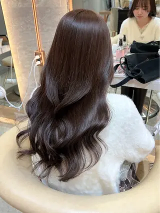 ロング 韓国ヘア🇰🇷／艶 カラー🫧/木村和生のヘアスタイル