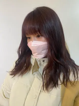 ロング カラー ヘアアレンジ niconail 千歳烏山店所属・niconail 🧣ayu 📍烏山のネイルデザイン