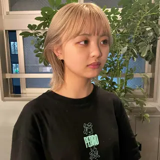 ミディアム カラー レイヤー/ブリーチ ♥️【木坂 桃歌】のヘアスタイル